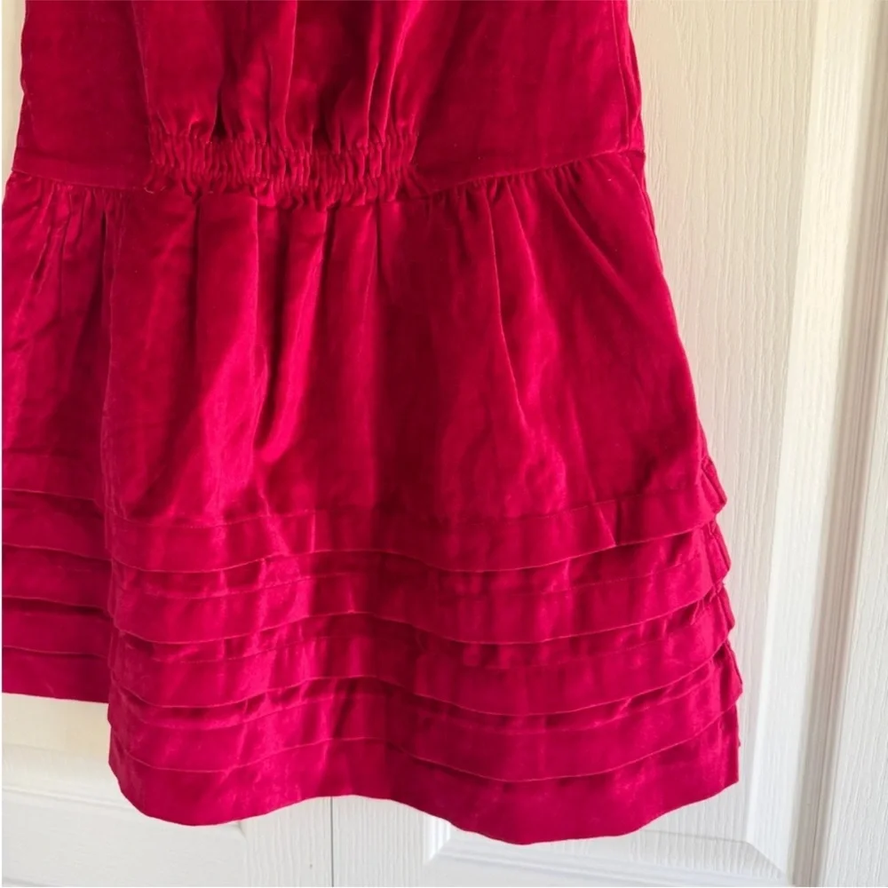NWT Tea Collection Red Velvet Dress